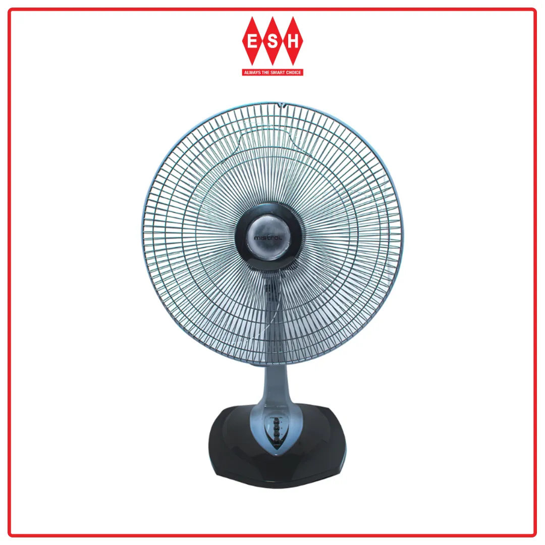 Mistral MTF16E13 16 Inch 3 Speed Smooth Oscillation Table Fan