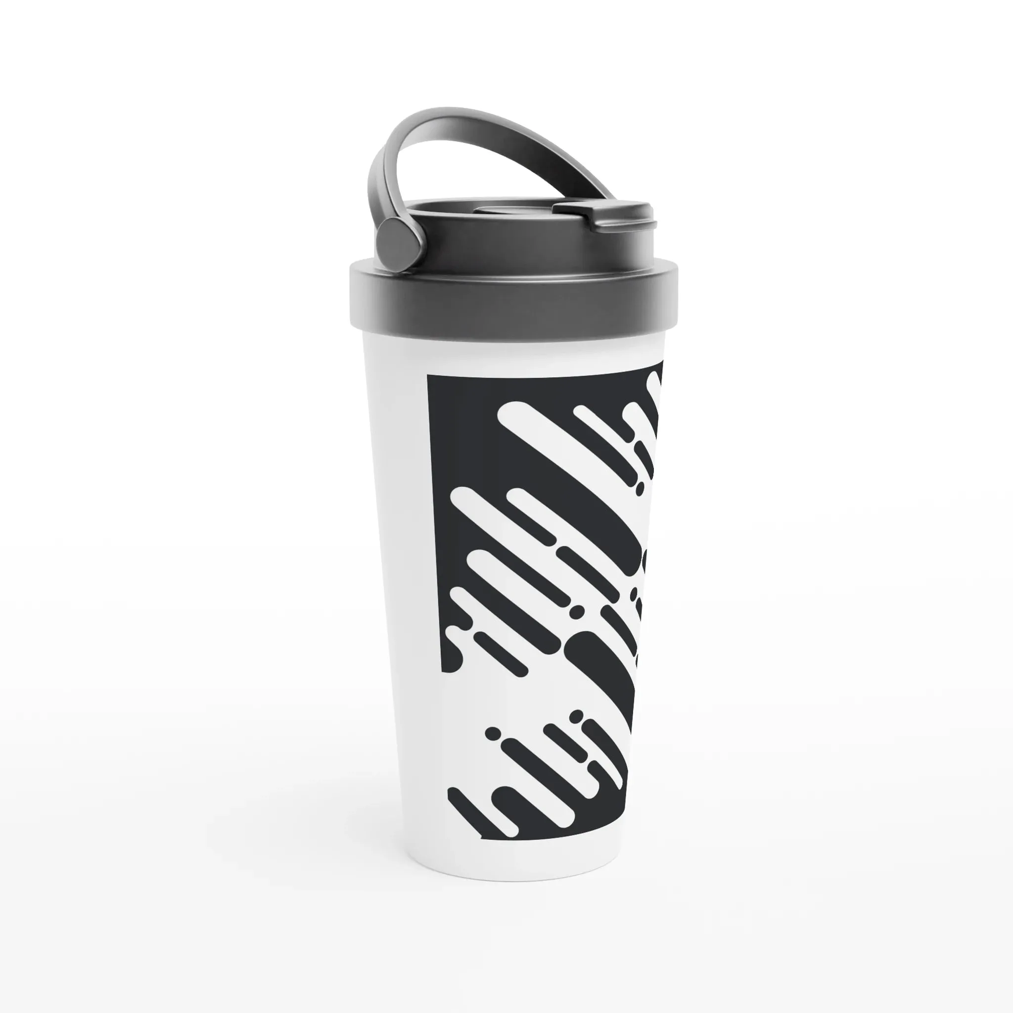 Modern Abstract Geometric Travel Mug