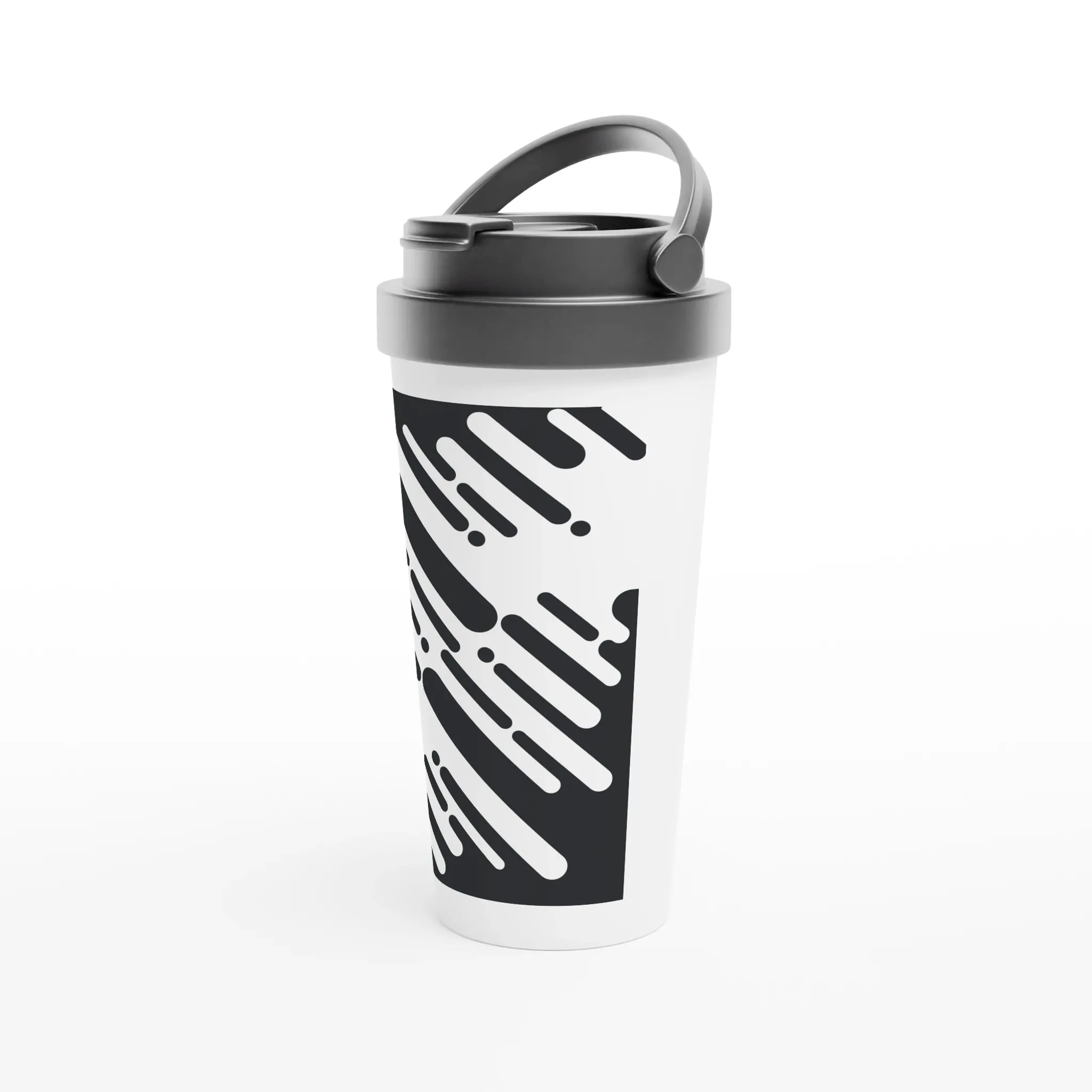 Modern Abstract Geometric Travel Mug