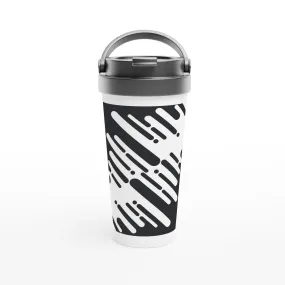 Modern Abstract Geometric Travel Mug