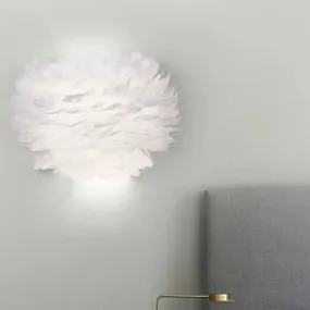 Modern Feather Wall Lamp: Stylish Ambient Lighting for Living Room & Bedroom Decor