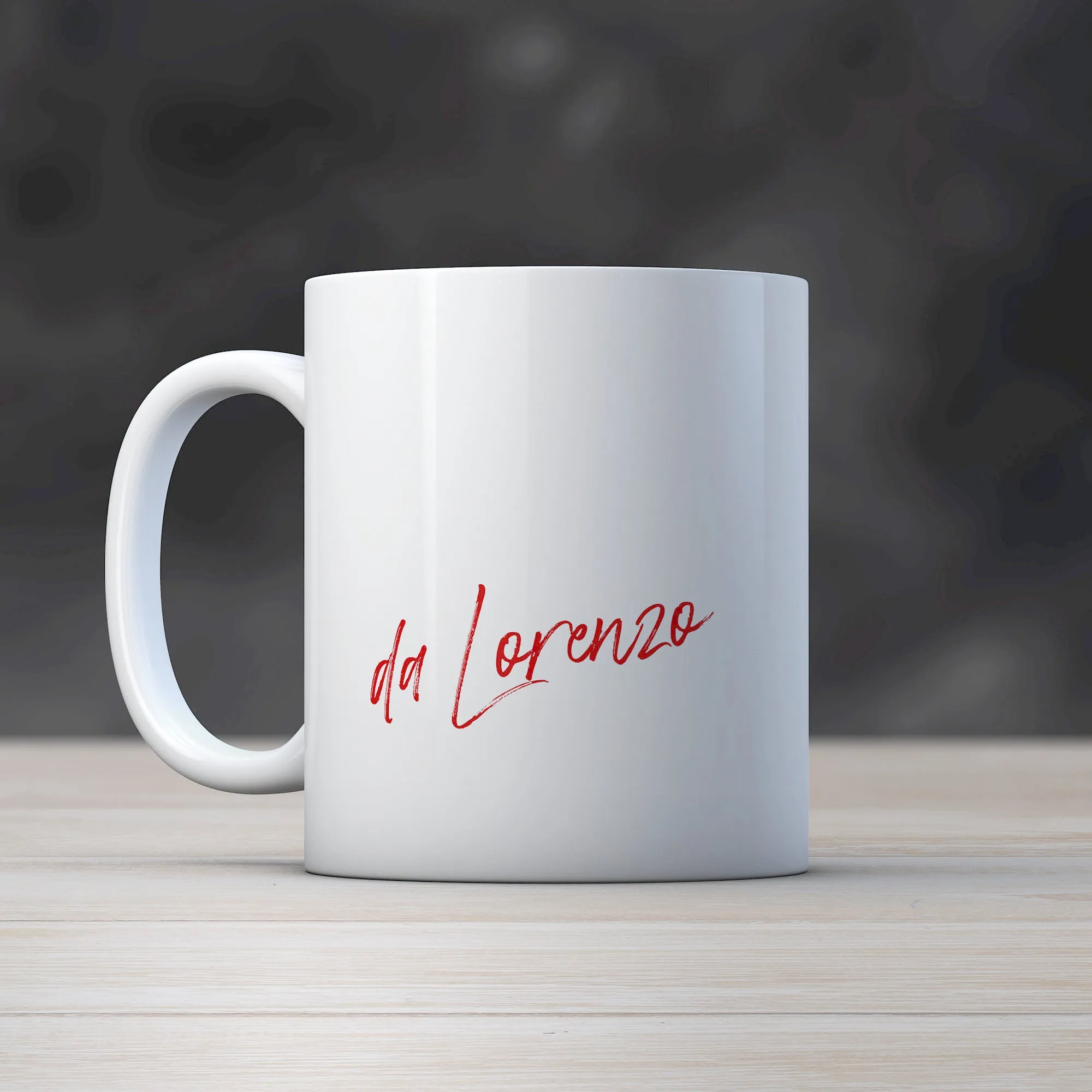 Mug "Buona giornata tesoro mio" con dedica personalizzata