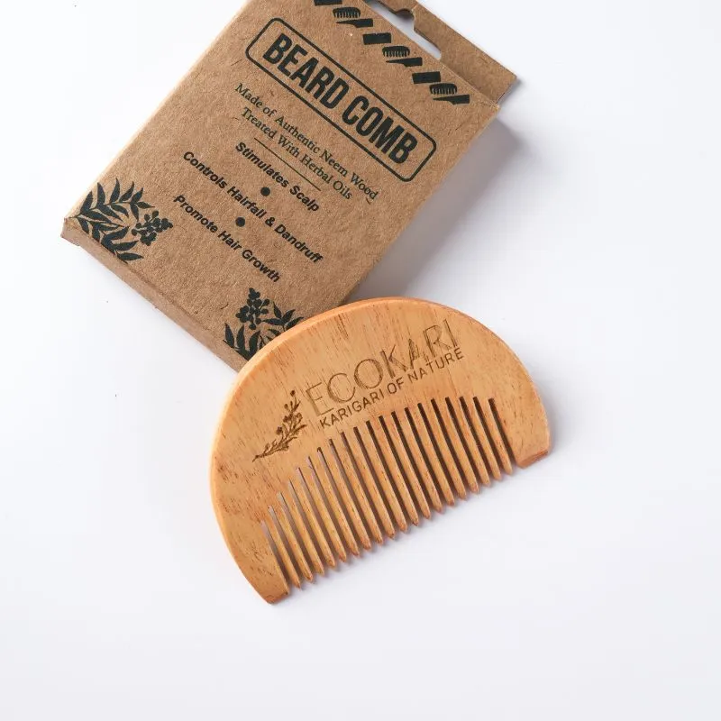 Natural Neem Wooden Combs Set (3 pcs)