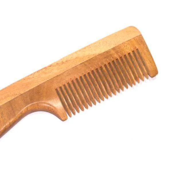 Neem Comb - Fine Tooth -for setting your hair - Pack of 2