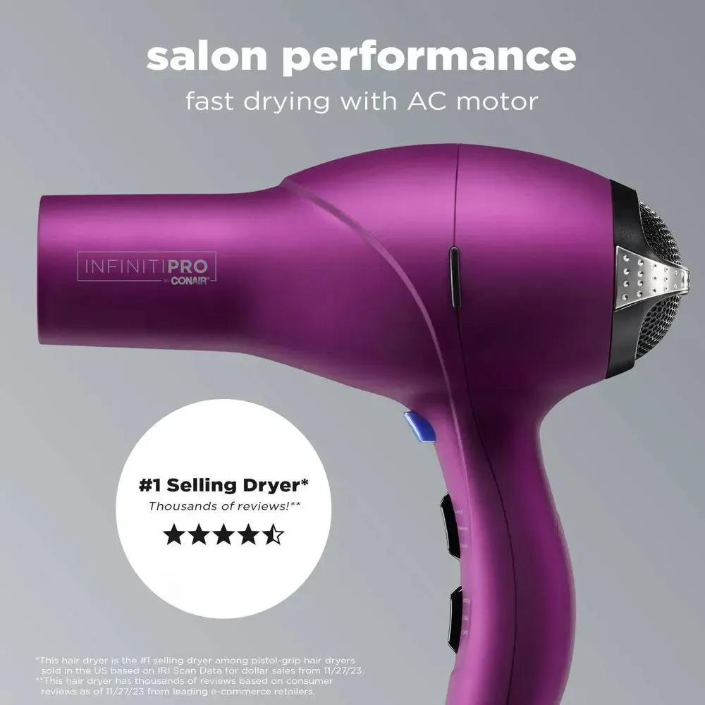 Open Box - Infiniti Pro by Conair Magenta Soft Touch AC Motor Dryer