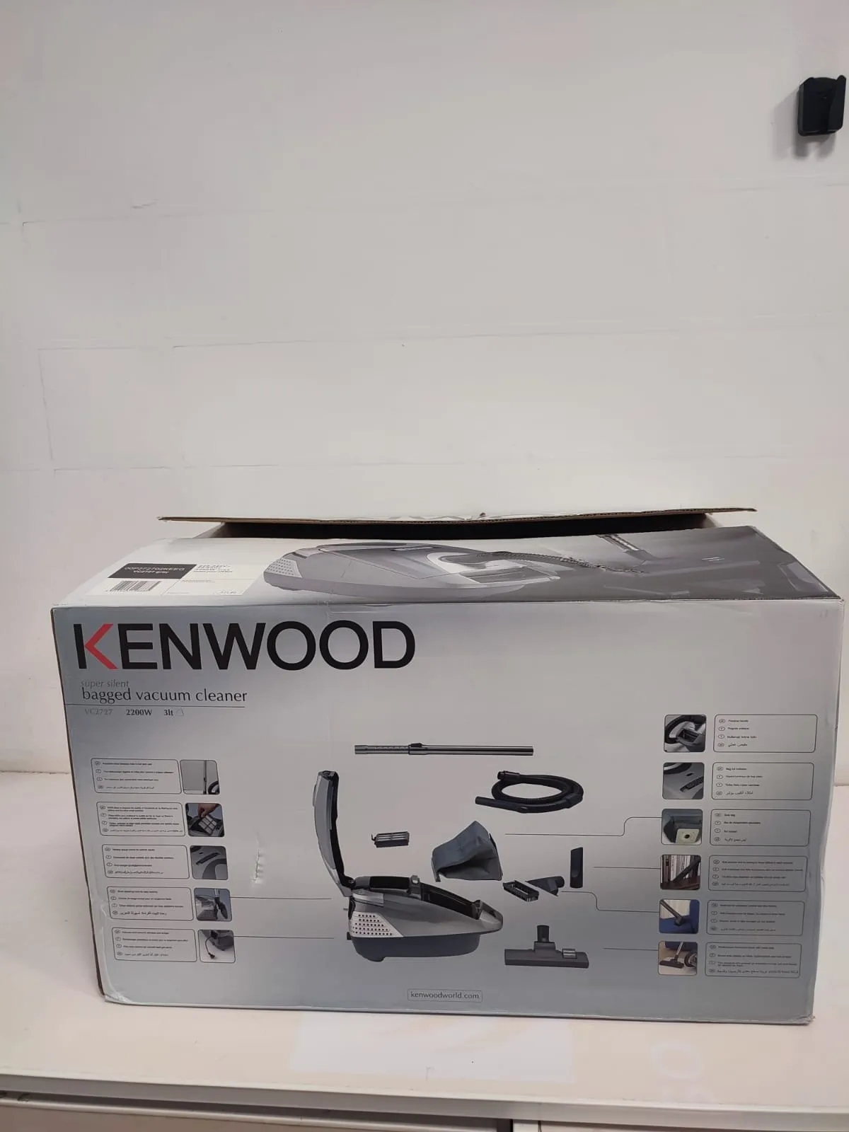 Original KENWOOD Super Silent Vacuum Cleaner 2200W