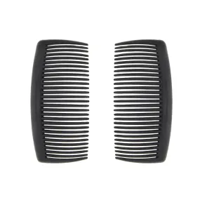 Pair of 10.5cm Black Combs