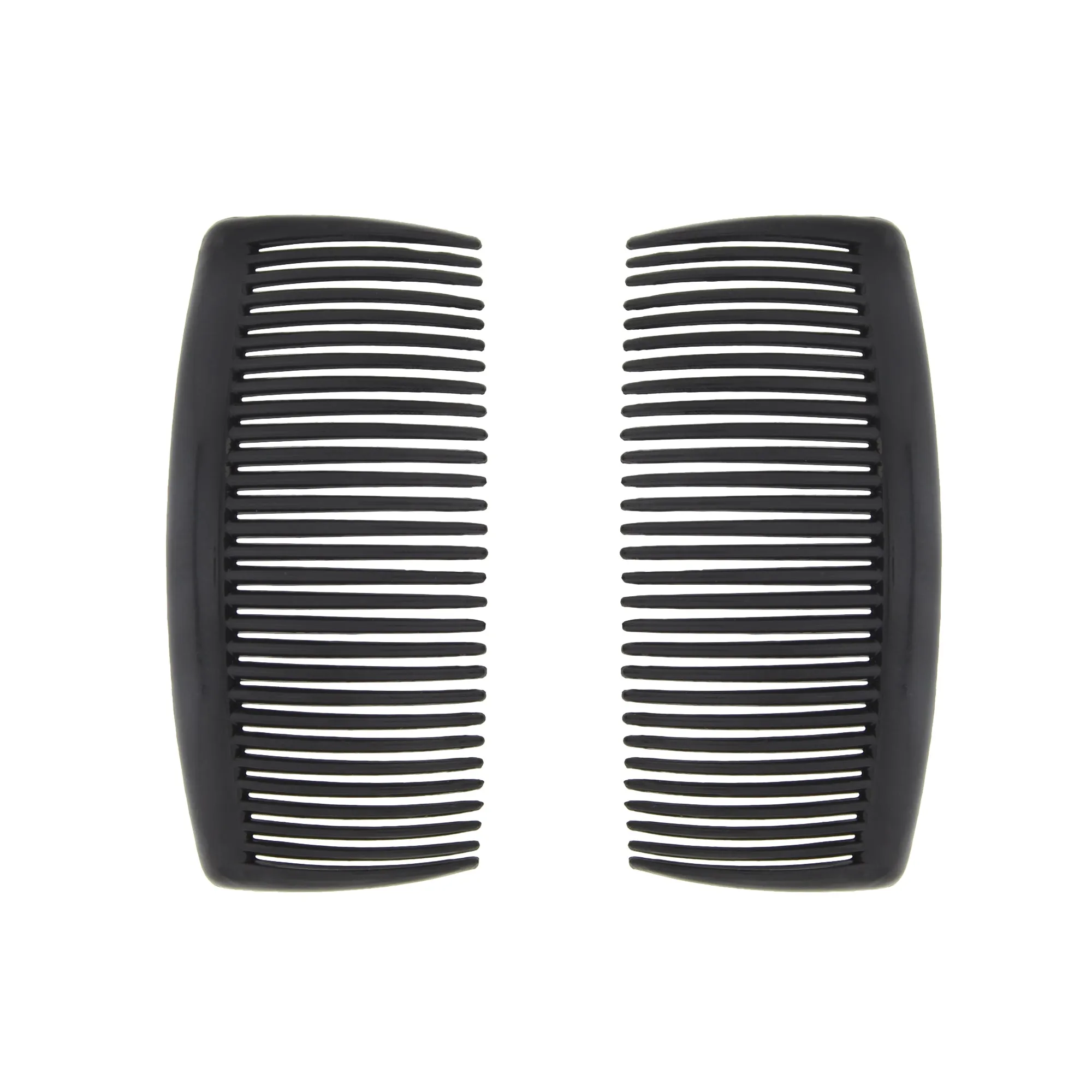 Pair of 10.5cm Black Combs