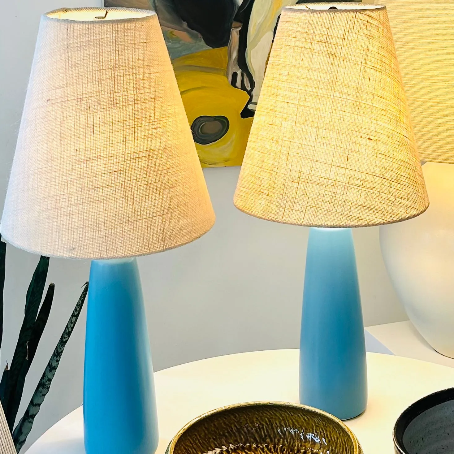 Pair of Lotte Lamps Model 600