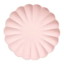 Pale Pink Large Eco Plates - Pack of 8