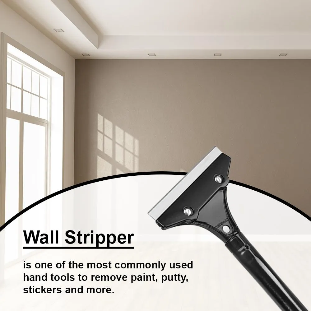 Paper Scraper: Wallpaper Remover, Popcorn Scraper, Adhesive Remover