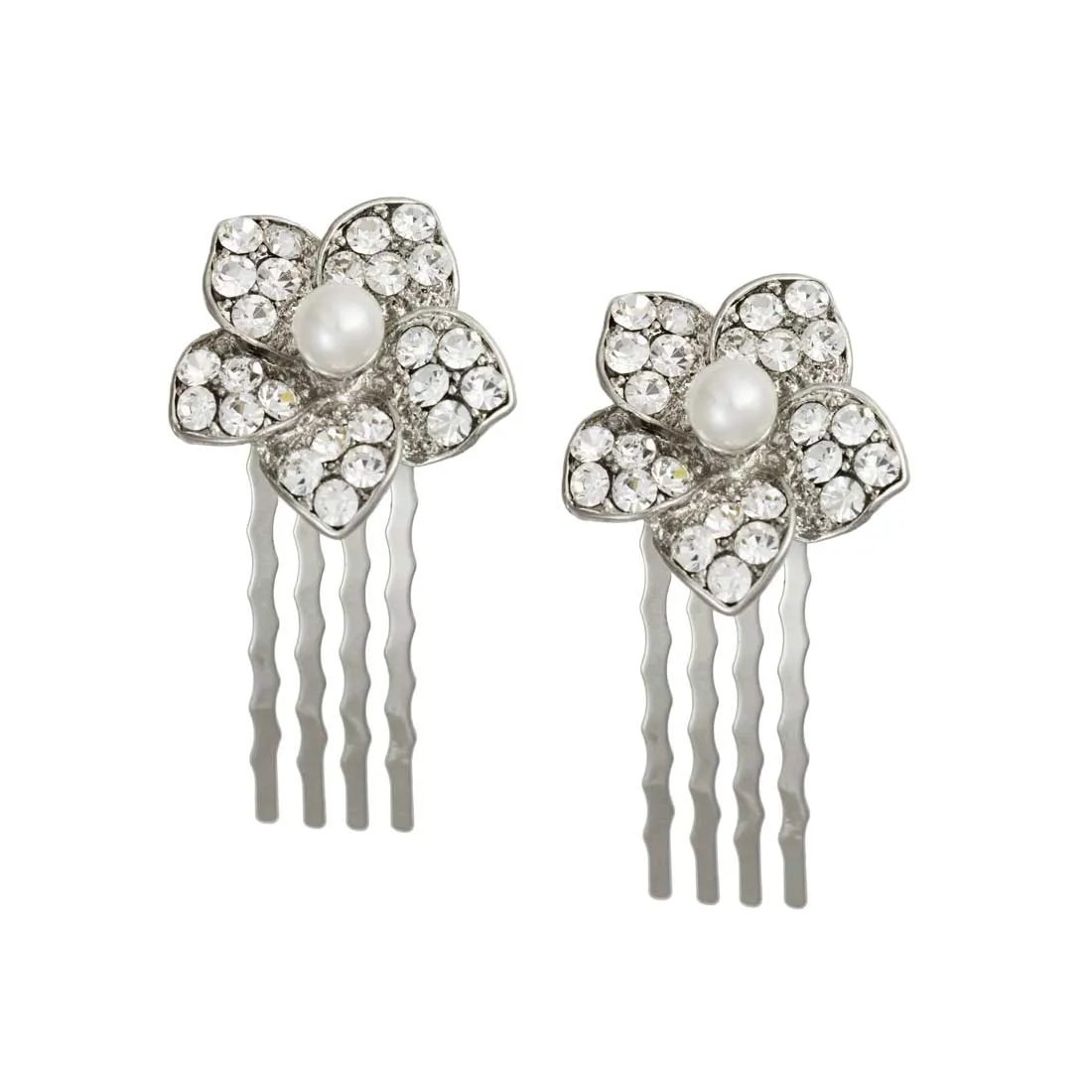 Pearl Posy Hair Combs