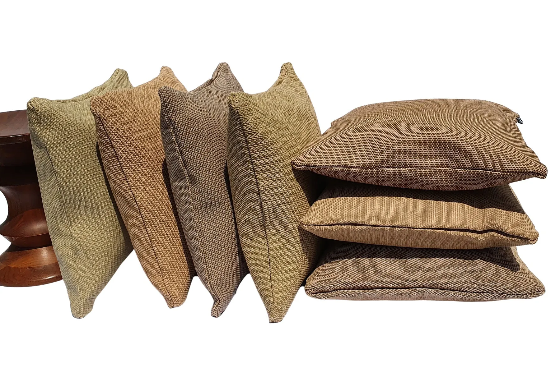 Pillows and Cushions "Noyack" in Hot Stone Color