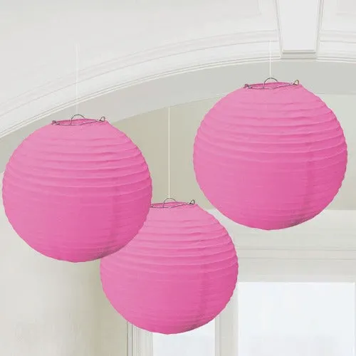 Pink Paper Lanterns