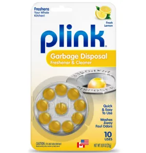 Plink Garbage Disposal Freshener & Cleaner, Fresh Lemon