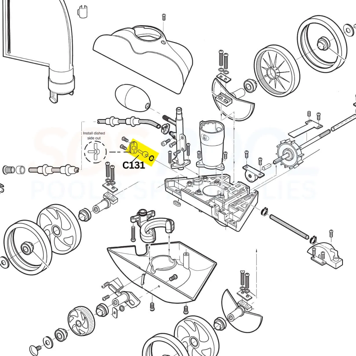 Polaris Thrust Jet Kit For Cleaners | C131