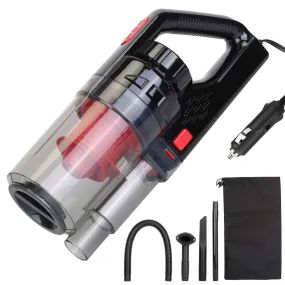 Powerful Handheld Car Vacuum Cleaner - 120W, 7000PA Suction, Wet/Dry, Accessory Kit