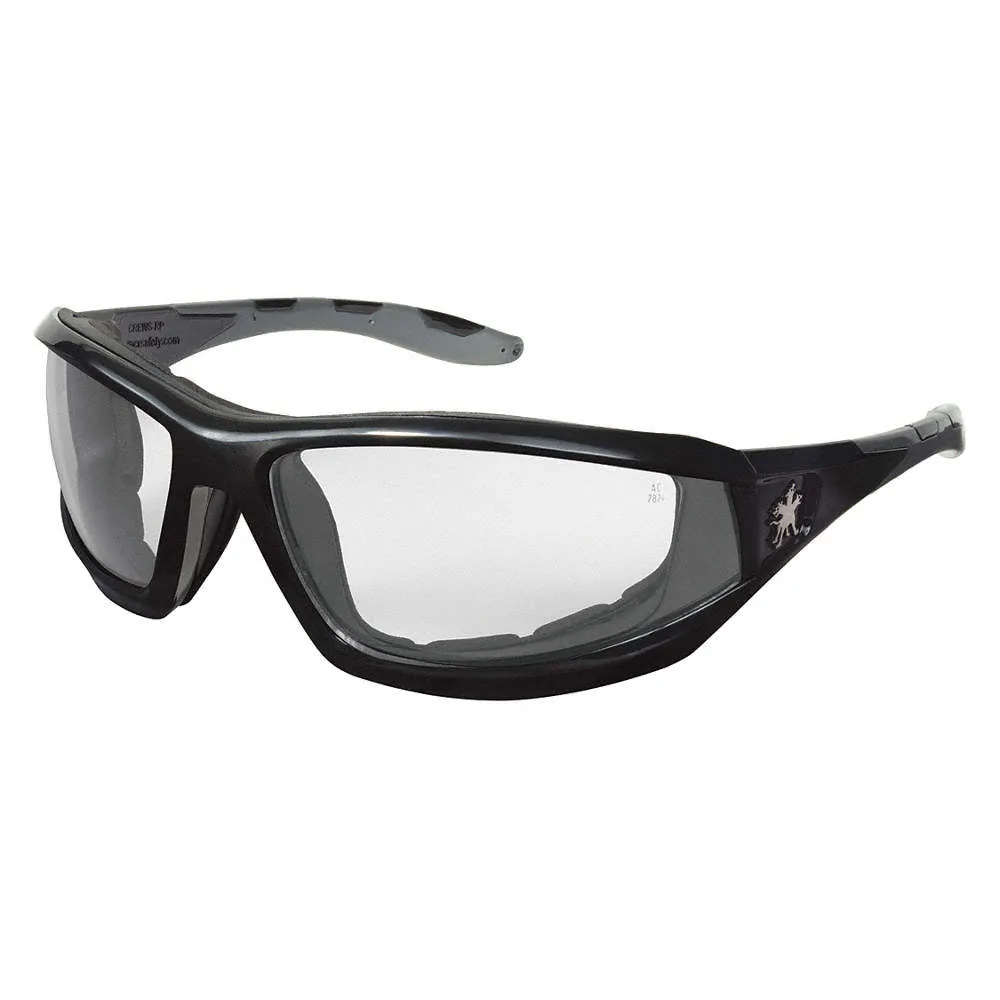 Protective Glasses - MCR Safety Swagger® RP2 Series Black Clear Lens Anti-Fog Coated Foam Lined RP210AF