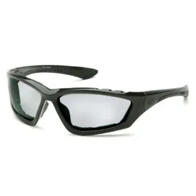 Pyramex Accurist SB8725DTP Safety Glasses Light Gray Anti Fog Lens Black Padded Frame, One Size, 1 Each