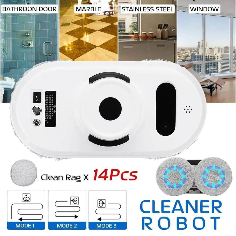 Remote Control Window Cleaning Magnetic Brush Robot