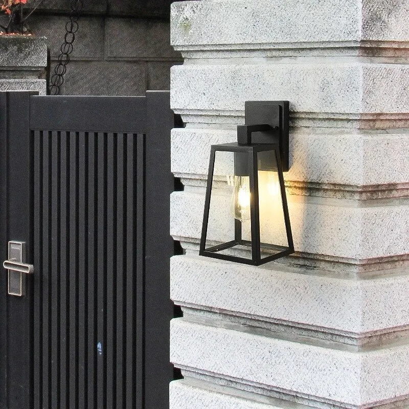 Retro Outdoor Wall Lantern - Vintage Lights