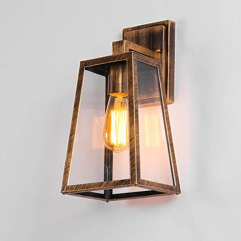 Retro Outdoor Wall Lantern - Vintage Lights