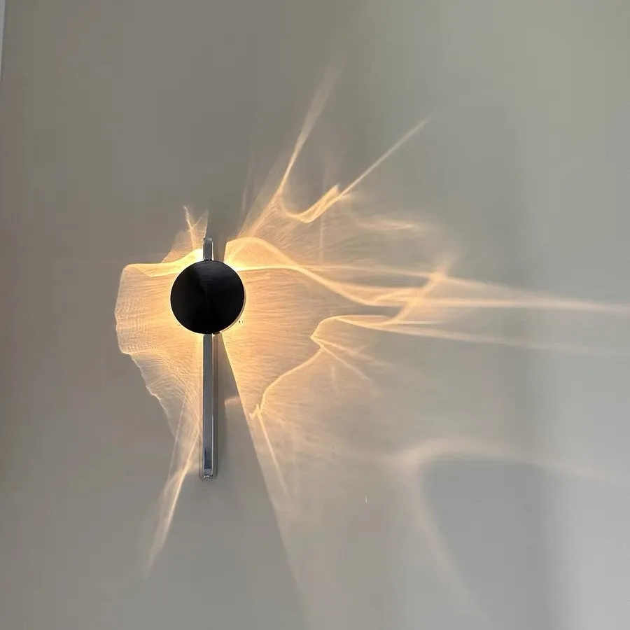 Ripple Rotating Ambient Wall Sconce for Bedroom