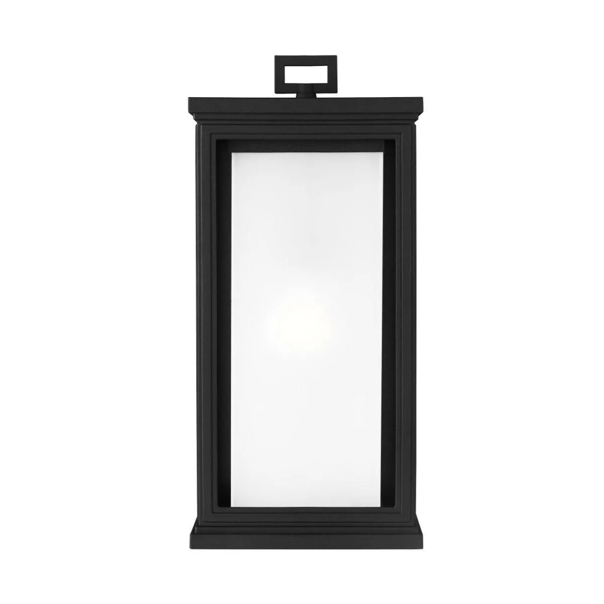 Roscoe 18 In. Outdoor Wall Sconce Black Finish