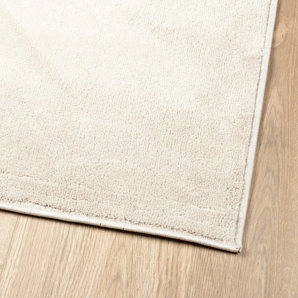 Rug OVIEDO Short Pile Beige 140x200 cm