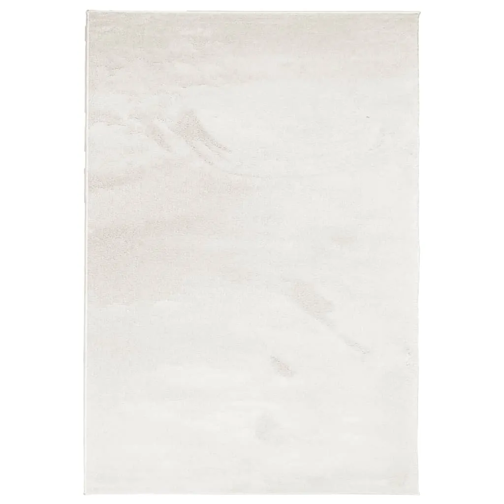 Rug OVIEDO Short Pile Beige 140x200 cm