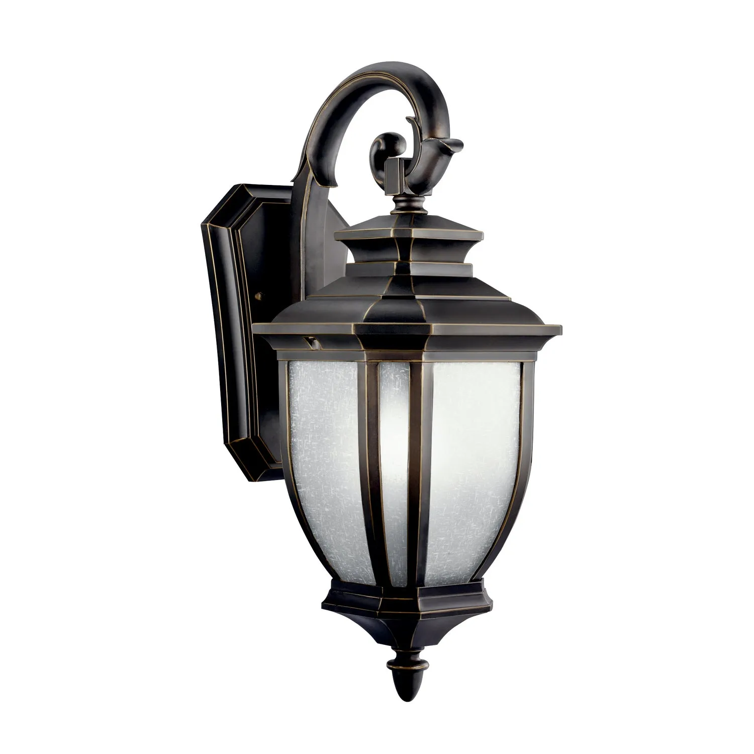 Salisbury Outdoor Wall 1-Light Fluorescent in Rubbed Bronze