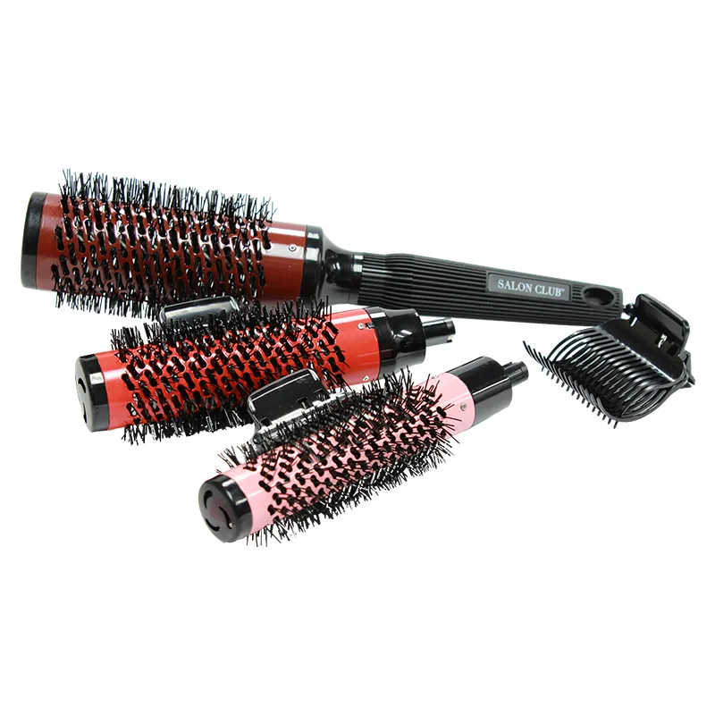 Salon Club Freestyle Removable Barrel Brush Set(Barrel 25MM,32MM,43MM)