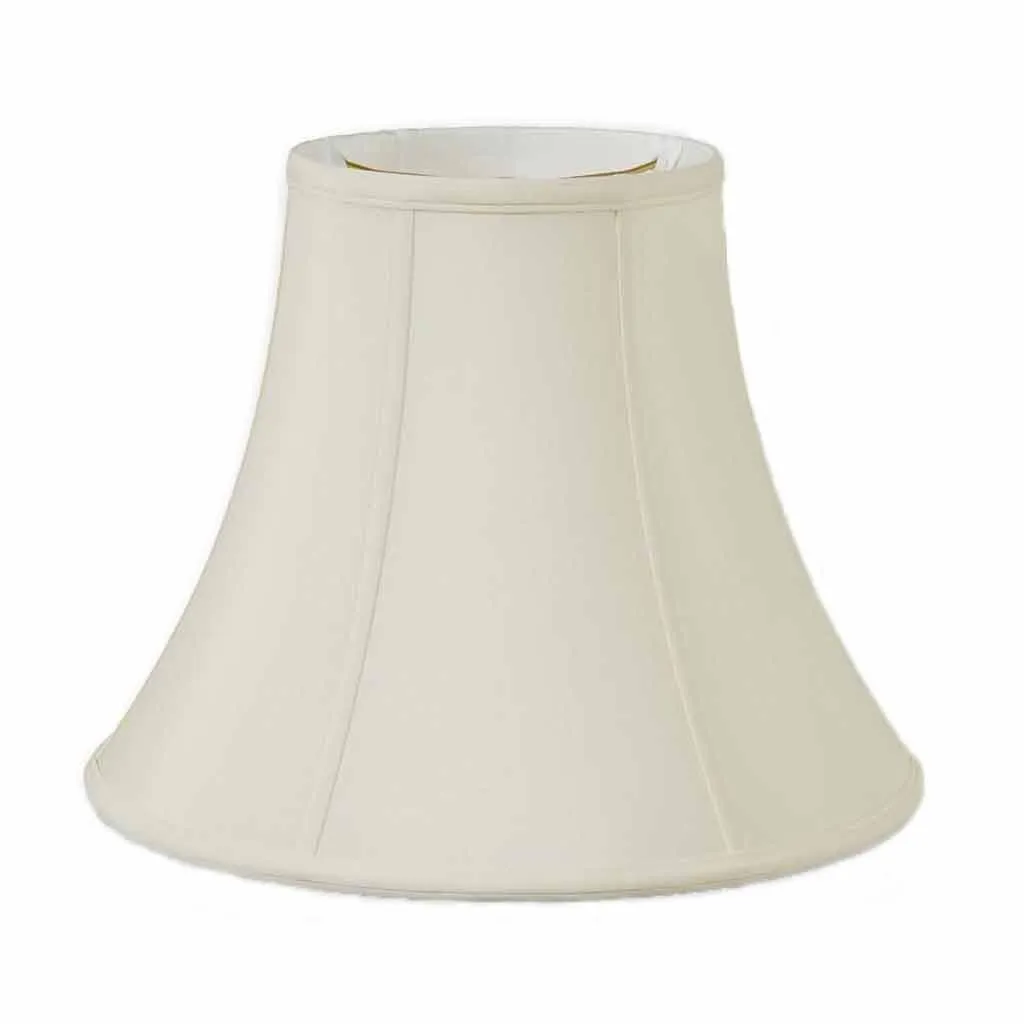 Silk Bell Lamp Shades, 7x14x10, Eggshell