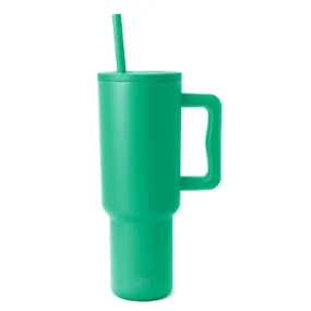 Simple Modern Trek 40oz Stainless Steel Island Lidded Tumbler Jade Green