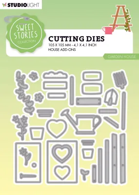 SL Cutting Die Garden House Add-Ons Sweet Stories 105x105x1mm 10 PC nr.513