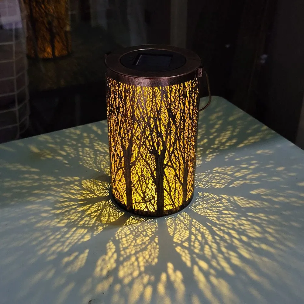 Solar Wall Lantern - LED Hanging Lamp