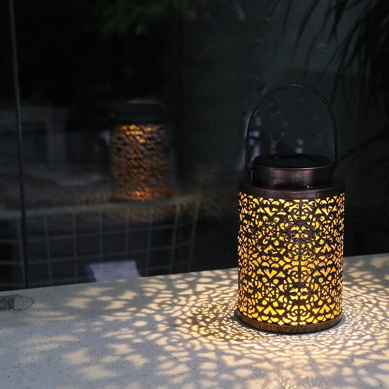 Solar Wall Lantern - LED Hanging Lamp