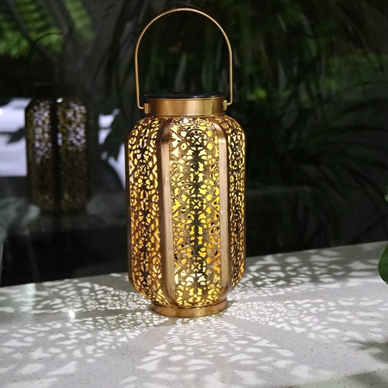 Solar Wall Lantern - LED Hanging Lamp