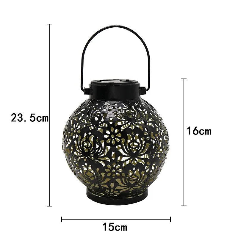 Solar Wall Lantern - LED Hanging Lamp