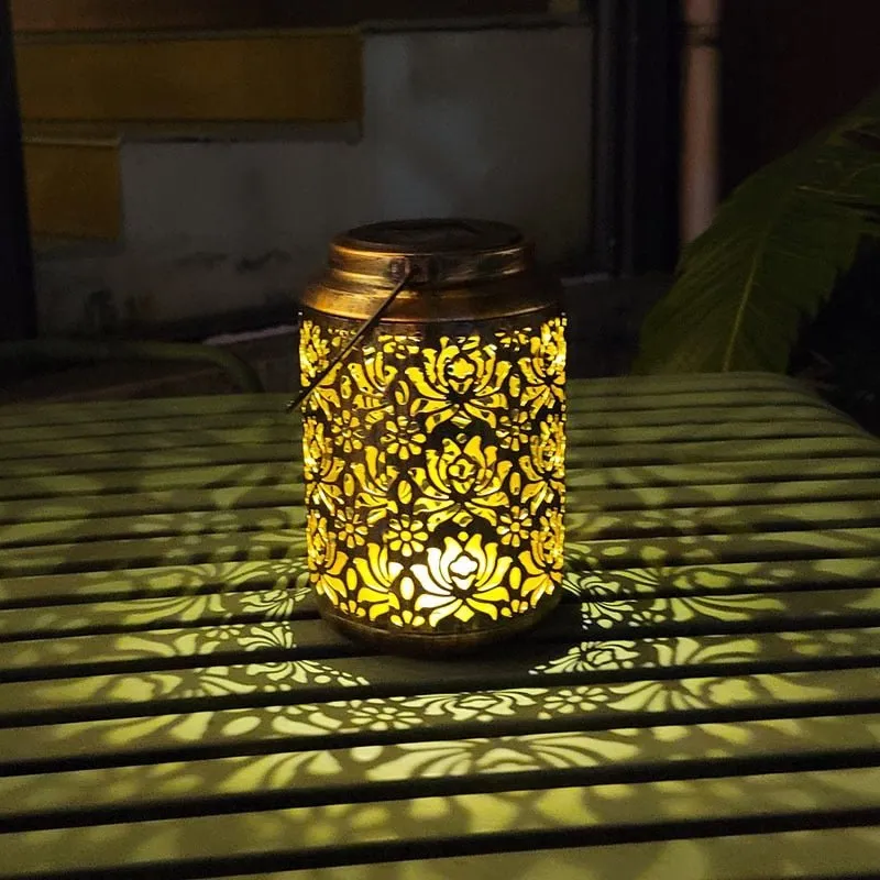 Solar Wall Lantern - LED Hanging Lamp