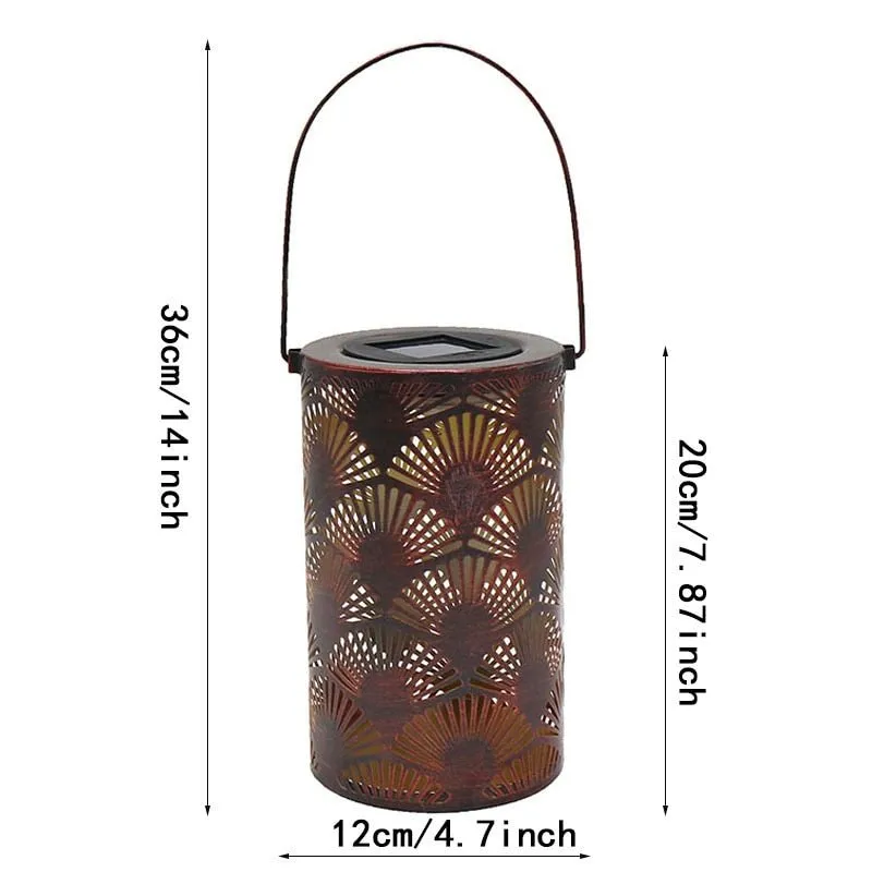 Solar Wall Lantern - LED Hanging Lamp