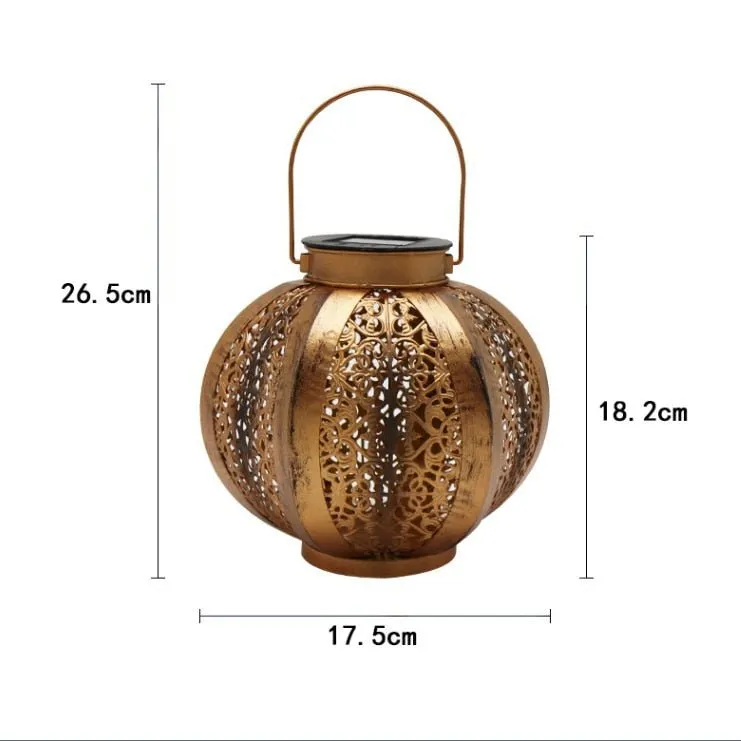 Solar Wall Lantern - LED Hanging Lamp