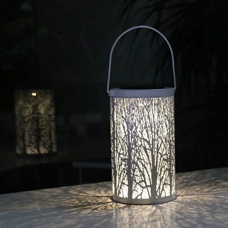 Solar Wall Lantern - LED Hanging Lamp