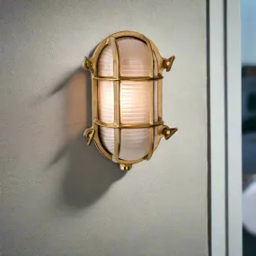 Solid Brass Outdoor Wall Light - IP64