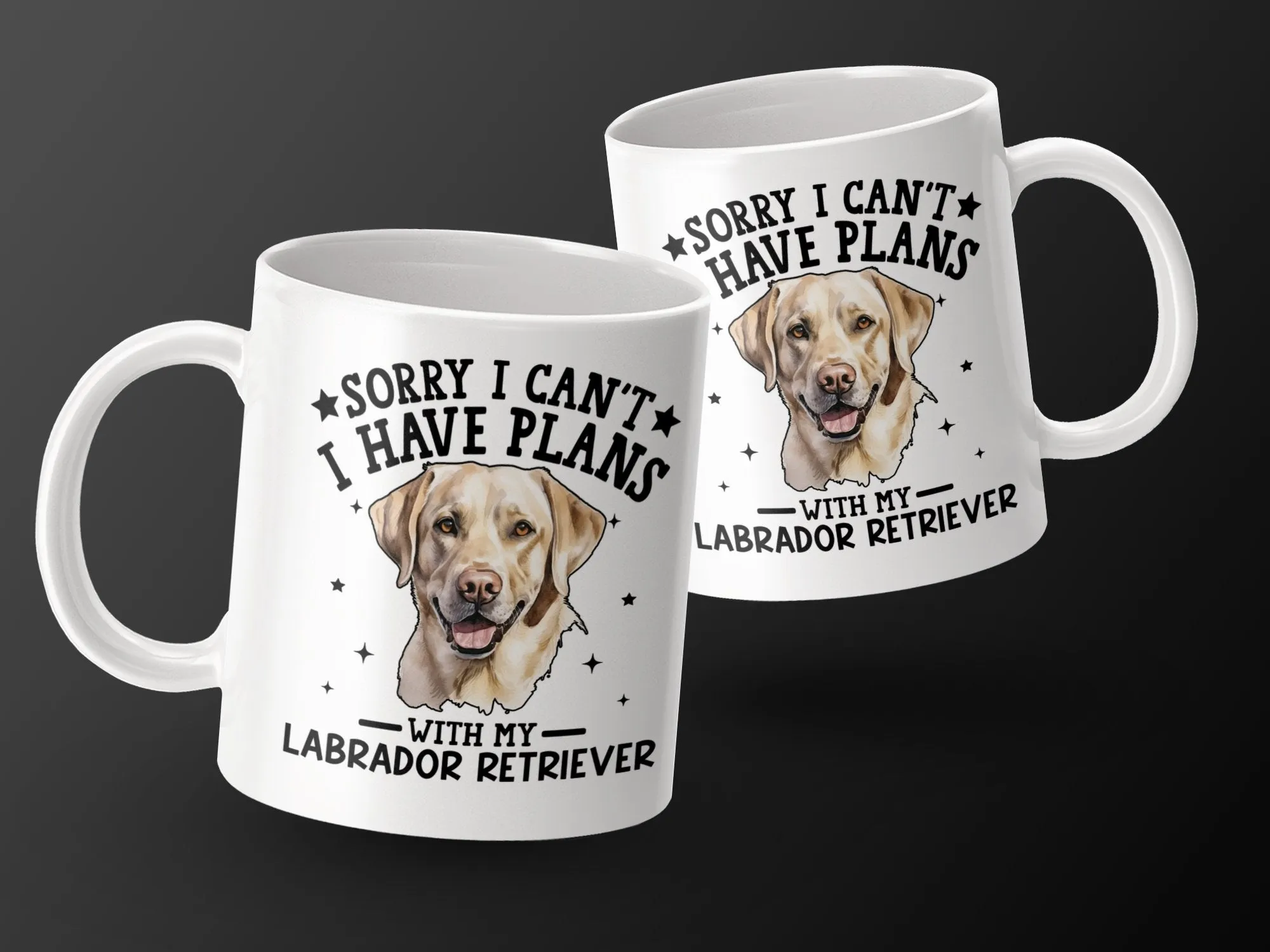 Sorry I Can't I Have Plans With Labrador Retriever Mug