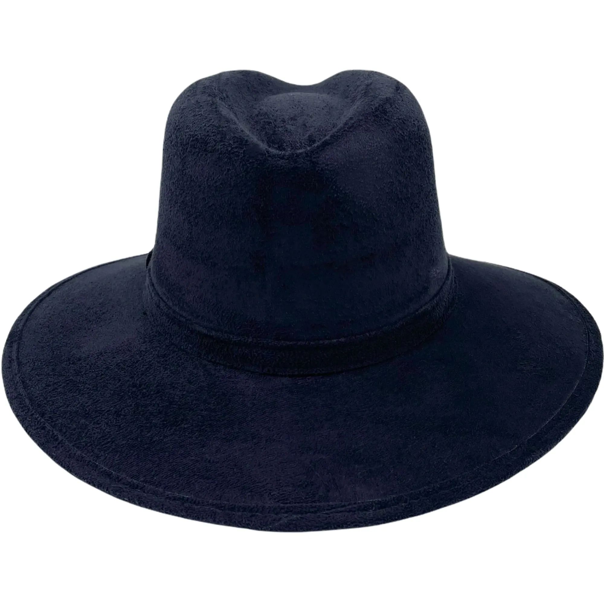 Suede Indiana Hat- Black