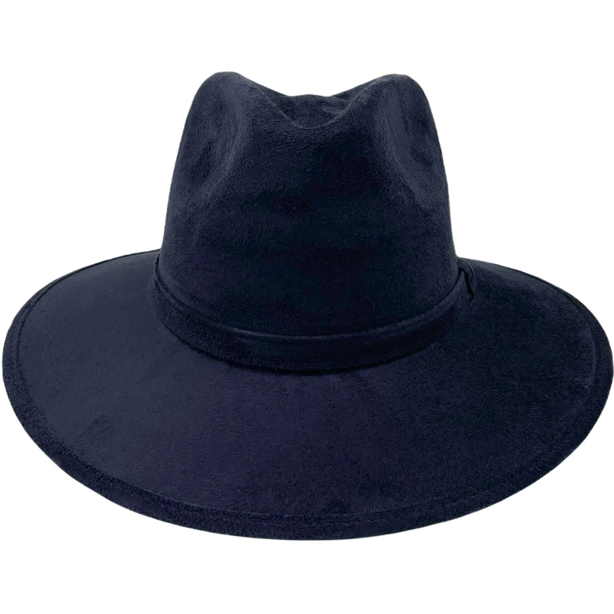 Suede Indiana Hat- Black