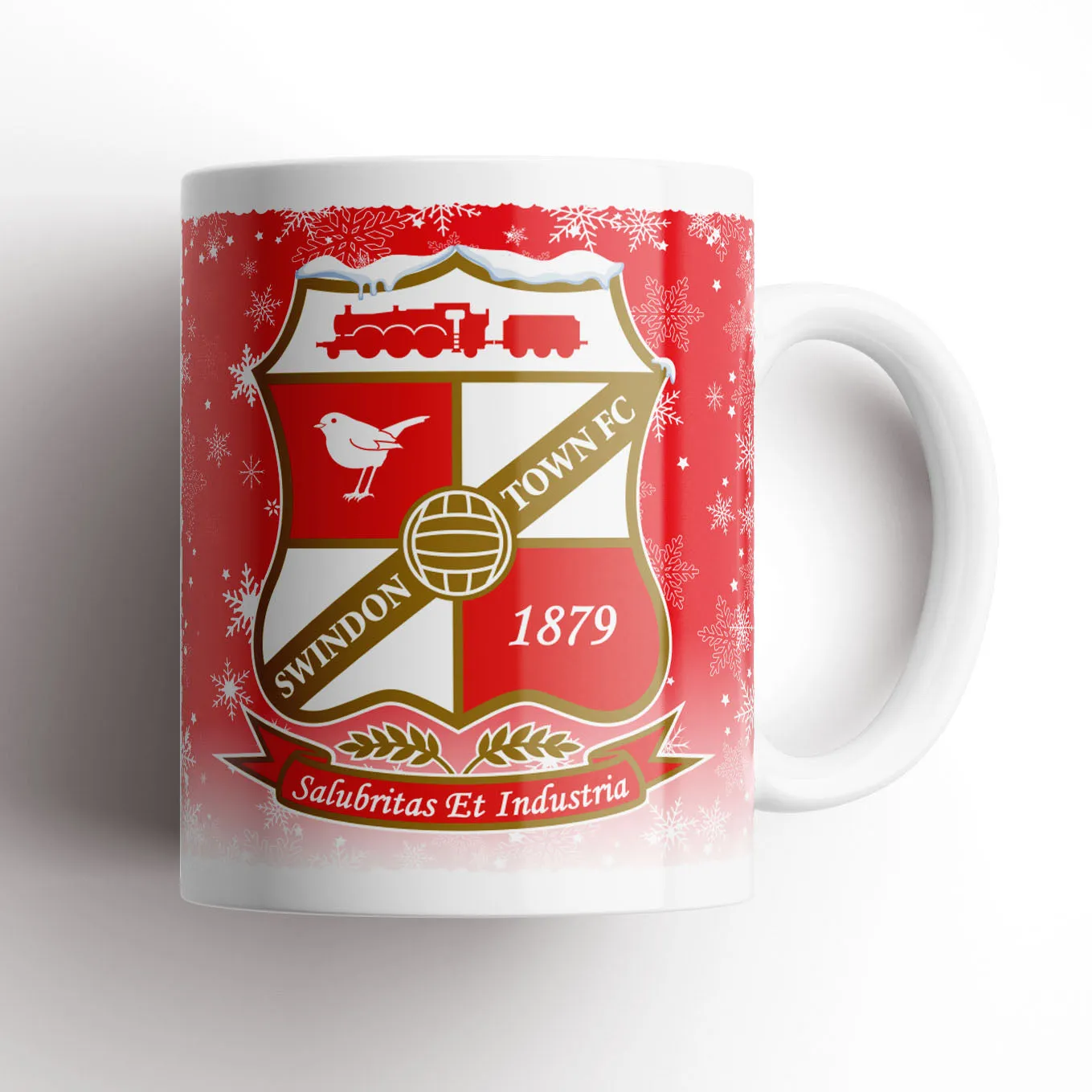 Swindon Town Christmas Snow Mug