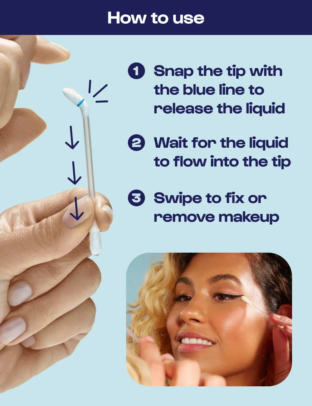 Tip Off Liquid Filled Makeup Removing Swab