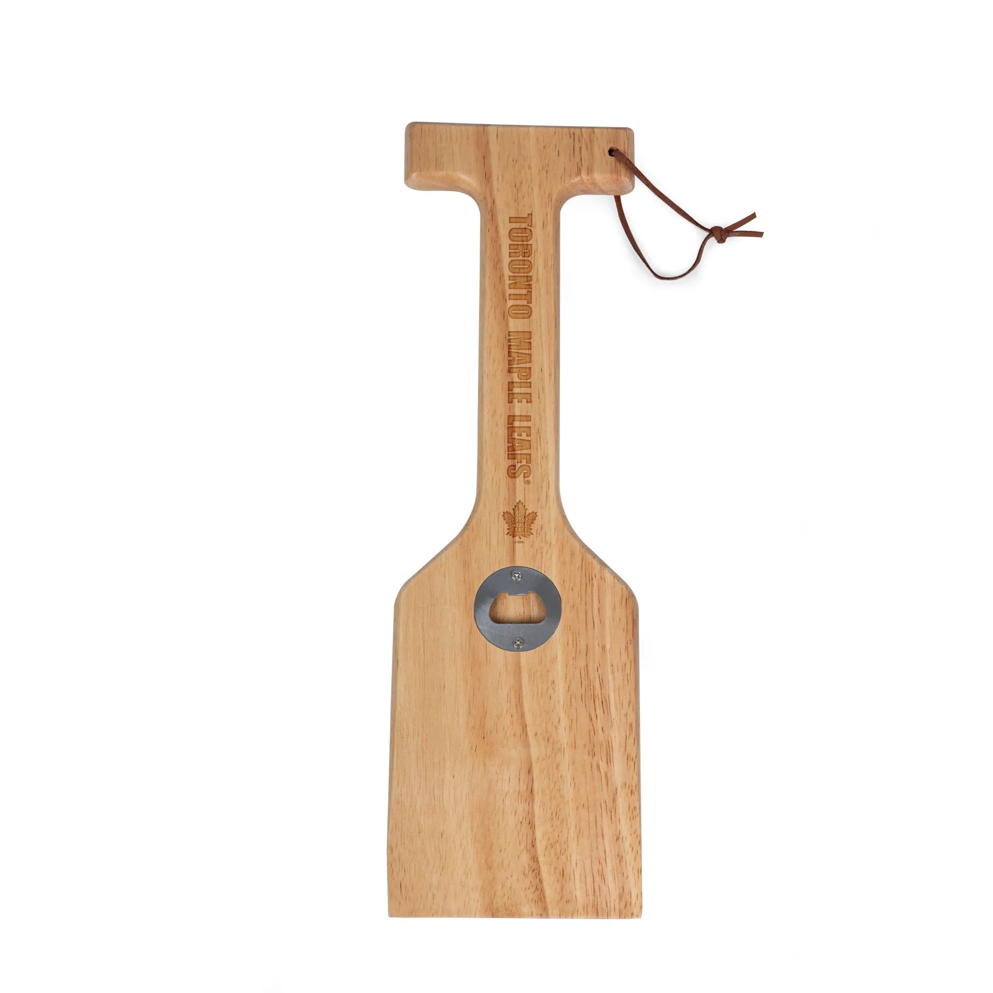 Toronto Maple Leafs - Hardwood BBQ Grill Scraper with Bottle Opener